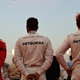 Lewis Hamilton, middle, at the Formula One Bahrain Grand Prix in 2016. Photo credit: Mark Thompson/Getty Images